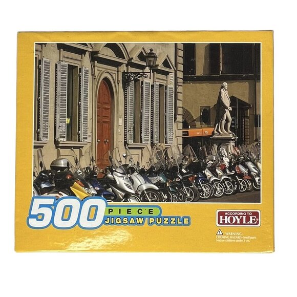 According to Hoyle 500 Piece Jigsaw Puzzle Motorcycles - Picture 1 of 4